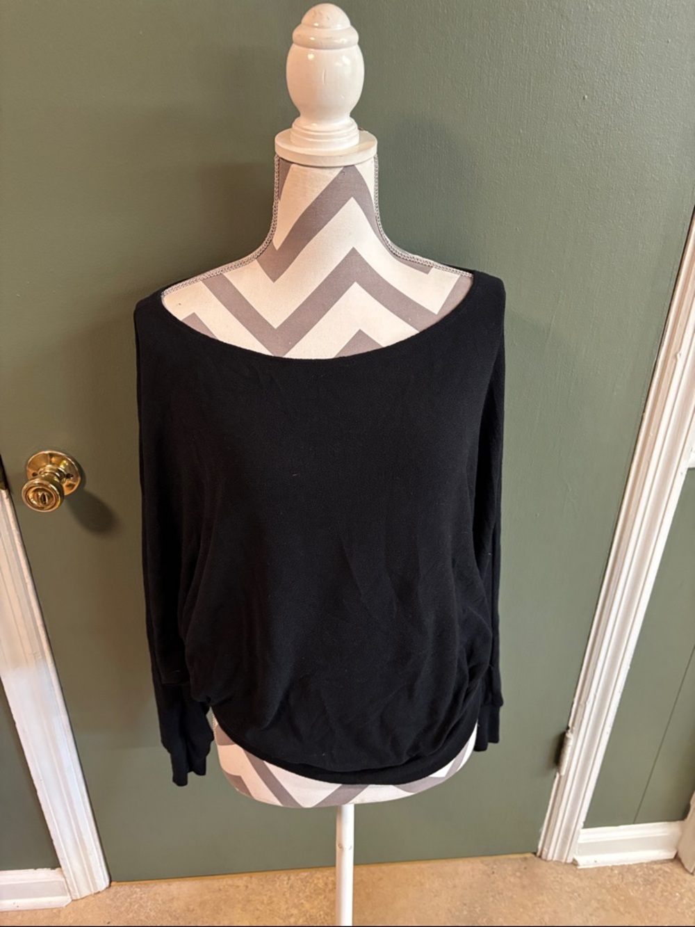 Express Black Women's Boatneck Sweater